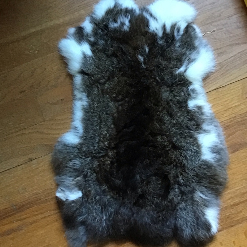 A415 Premium Natural Rabbit Fur Pelt - Soft Tanned Craft Supply Hide
